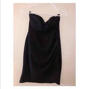 Black mini dress